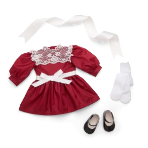 Samantha’s™ Cranberry Party Dress for 18-inch Dolls (Historical Characters)