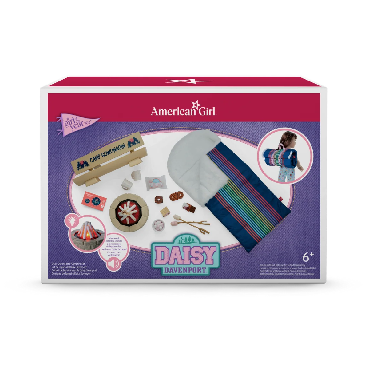 Daisy Davenport’s™ Campfire Set for 18-inch Dolls (Girl of the Year™ 2027)
