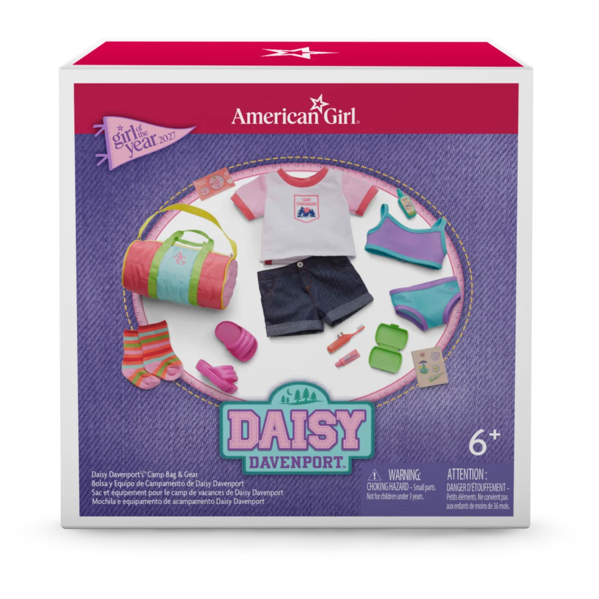 Daisy Davenport’s™ Camp Bag & Gear for 18-inch Dolls (Girl of the Year™ 2027)