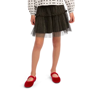 American Girl® x J.Crew Black Tulle Skirt for Girls