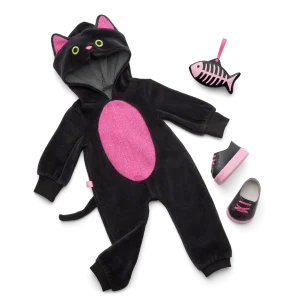 Claws & Cuddles Cat Costume for 18-inch Dolls