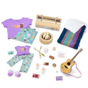 Daisy Davenport’s™ Campfire, Guitar & PJs Bundle for Girls & 18-inch Dolls (Girl of the Year™ 2027)