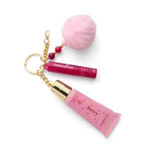 American Girl™ Lip Gloss Keychain Set for Girls