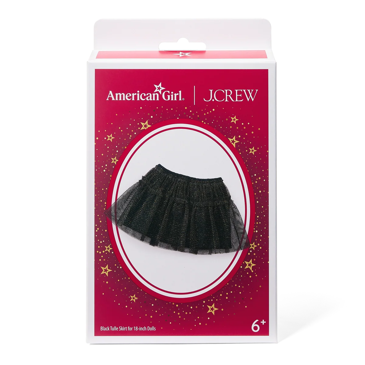 American Girl® x J.Crew Black Tulle Skirt for 18-inch Dolls