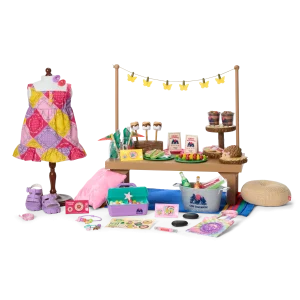 Daisy Davenport’s™ Camp Table, Outfit & Crafts Bundle for 18-inch Dolls (Girl of the Year™ 2027)