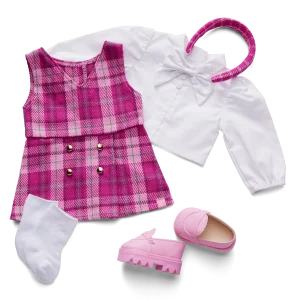 Pink & Preppy Outfit for 18-inch Dolls