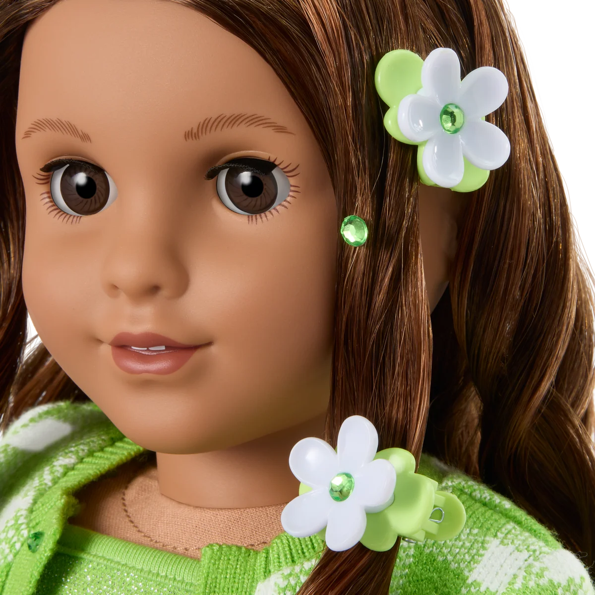 August Peridot Glow Outfit for 18-inch Dolls