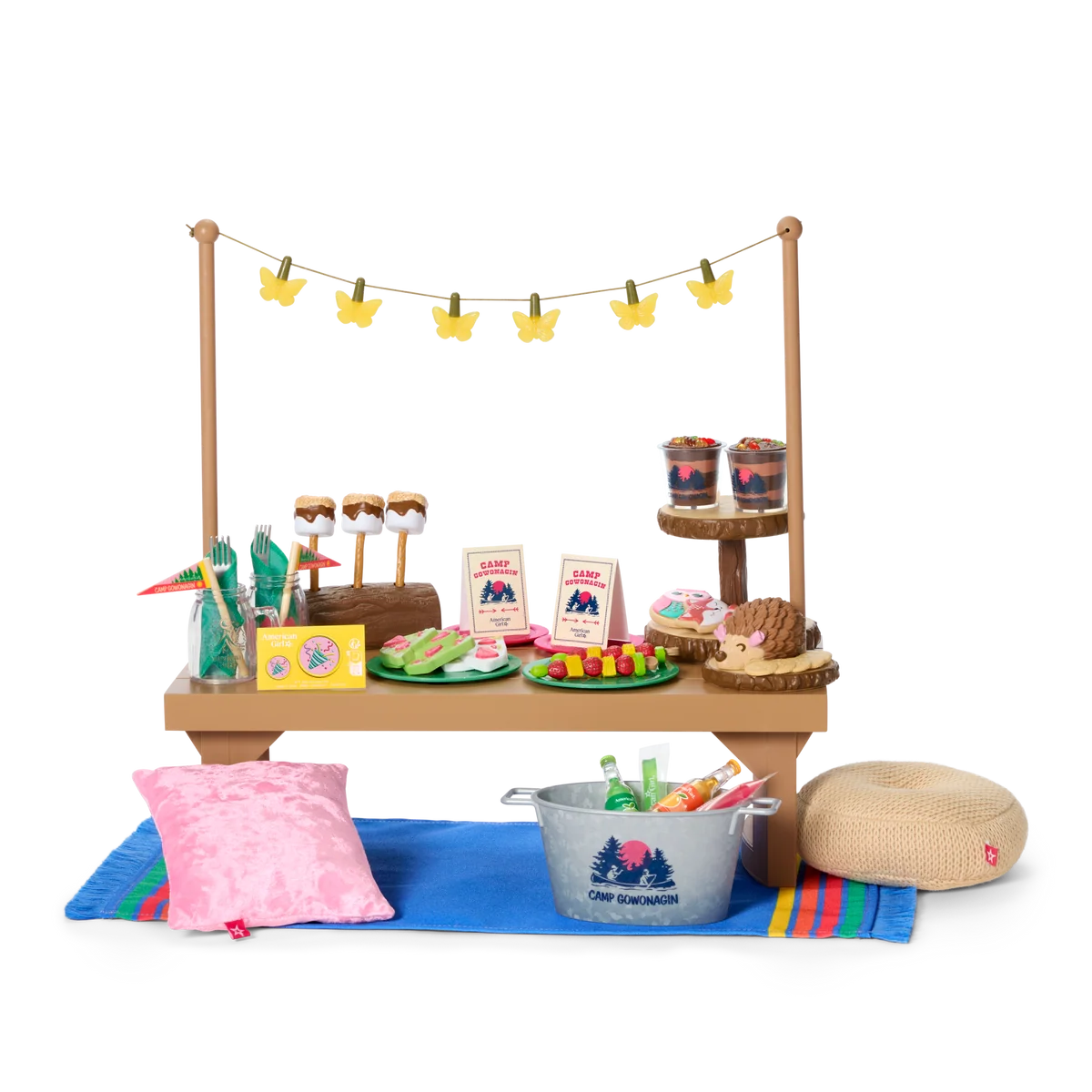 Daisy Davenport’s™ Party Table & Snacks for 18-inch Dolls (Girl of the Year™ 2027)