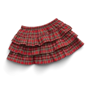 American Girl® x J.Crew Tiered Plaid Skirt for 18-inch Dolls