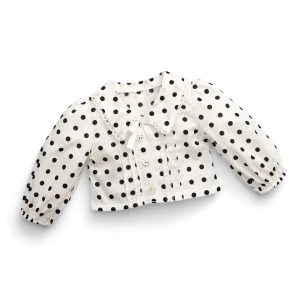 American Girl® x J.Crew Puff-Sleeve Polka-Dot Top for 18-inch Dolls