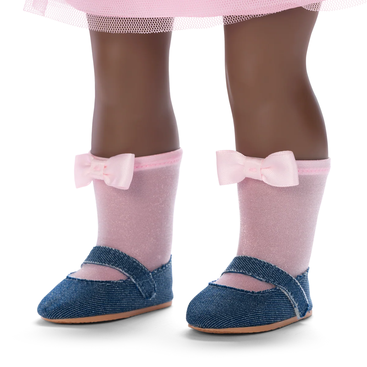 AG™ x Harlem’s Fashion Row Cherry Blossom Couture Buttoned-Up Bows Top & Skirt for 18-inch Dolls
