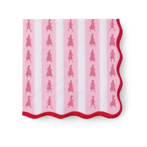 American Girl™ x Bonjour Fête Pink Stripe Large Napkins (Set of 20)
