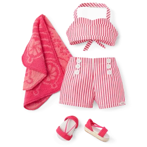 Nanea’s™ Two-Piece Swimsuit for 18-inch Dolls (Historical Characters)