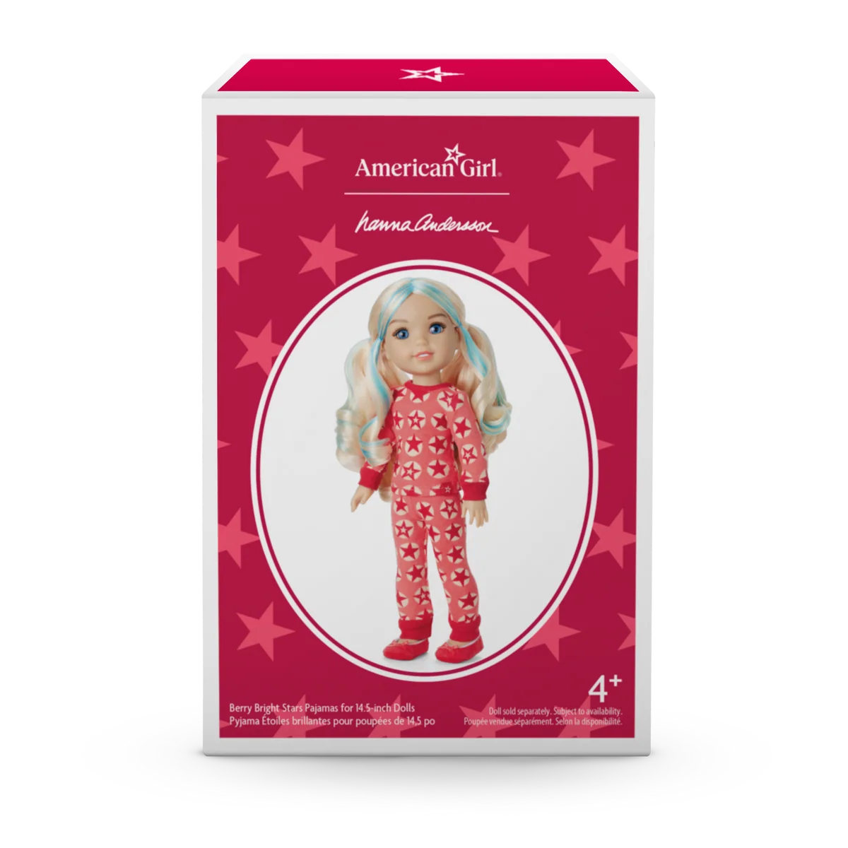American Girl® x Hanna Andersson Berry Bright Stars Pajamas for 14.5-inch Dolls