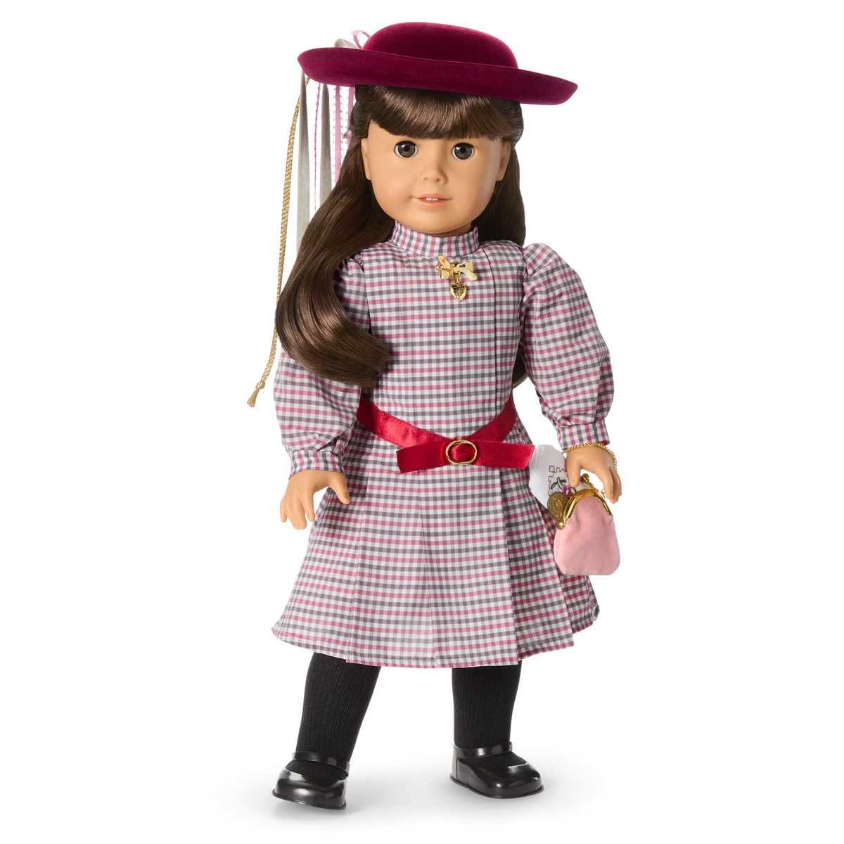 Samantha Parkington™ 18-inch Doll & Cranberry Party Dress Bundle (Historical Characters)