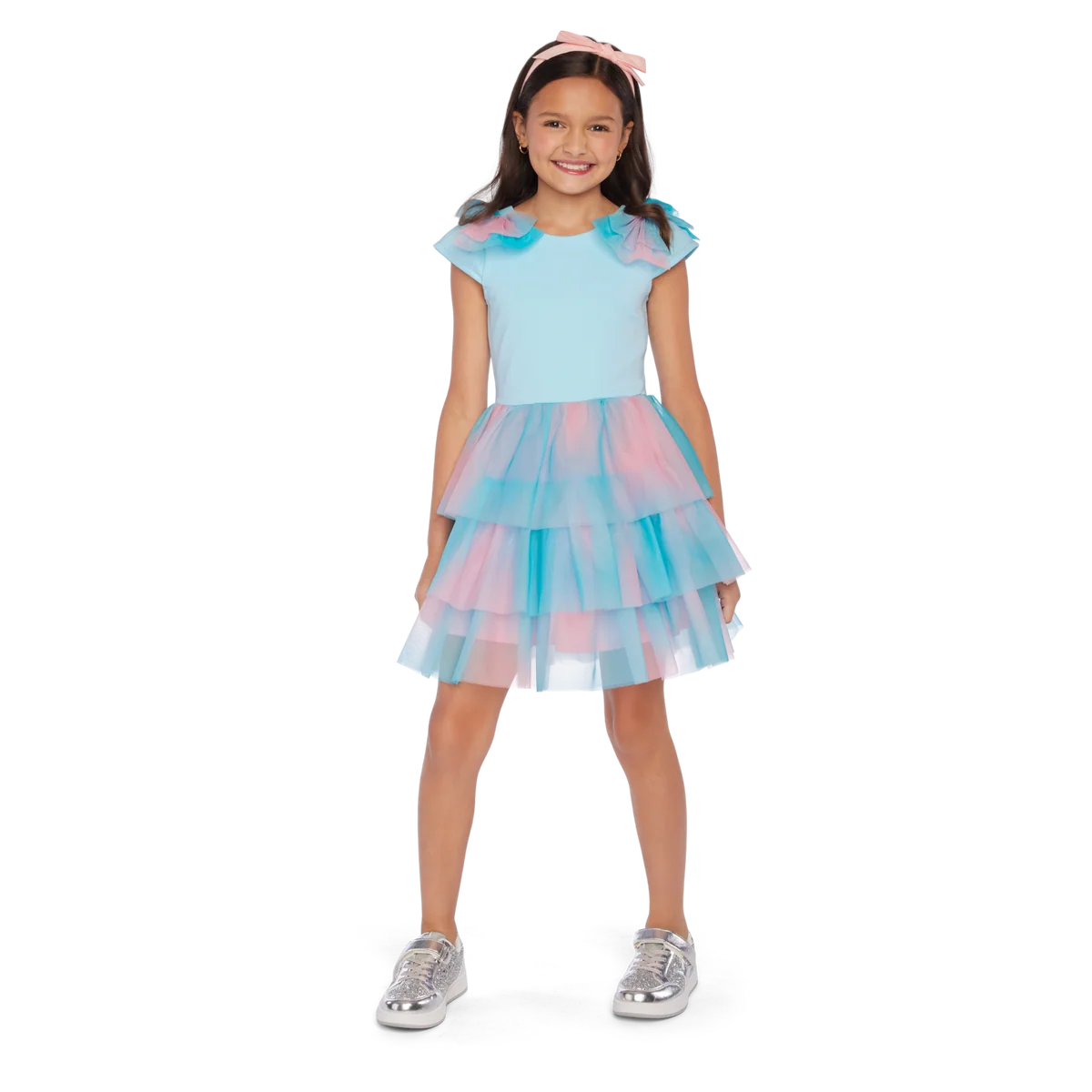 AG™ x Harlem’s Fashion Row Cherry Blossom Couture Ruffle Dress for Girls & 18-inch Dolls