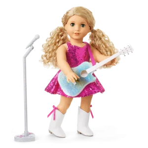 American Girl® x Megan Moroney Stage Outfit, Guitar & Mic Stand for 18-inch Dolls