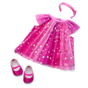 Pink Party-Ready Dress for Bitty Baby® Dolls