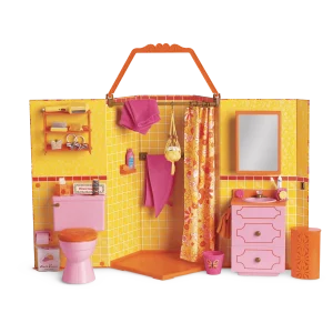 Julie's™ Groovy Bathroom for 18-inch Dolls (Historical Characters)