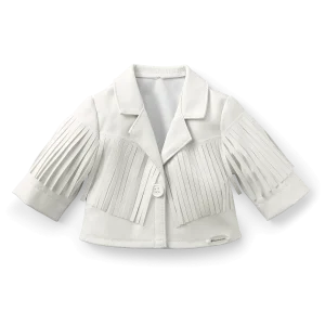 Courtney’s™ White Fringe Jacket for 18-inch Dolls (Historical Characters)