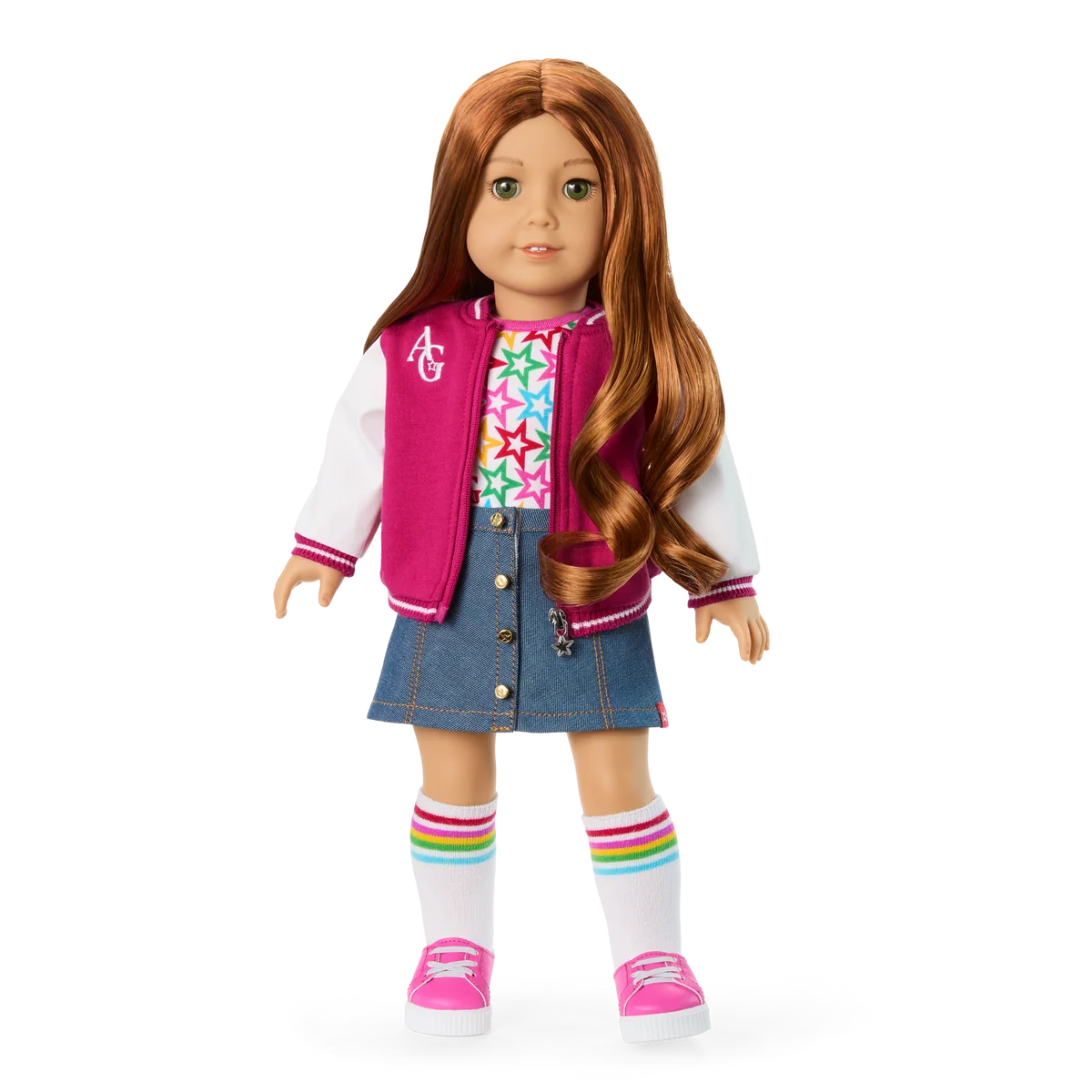 Truly Me™ 18-inch Doll #103 with wavy red hair