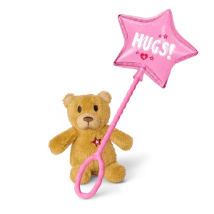 Hugs and Well Wishes Balloon & Bear for WellieWishers™ & Bitty Baby® Dolls