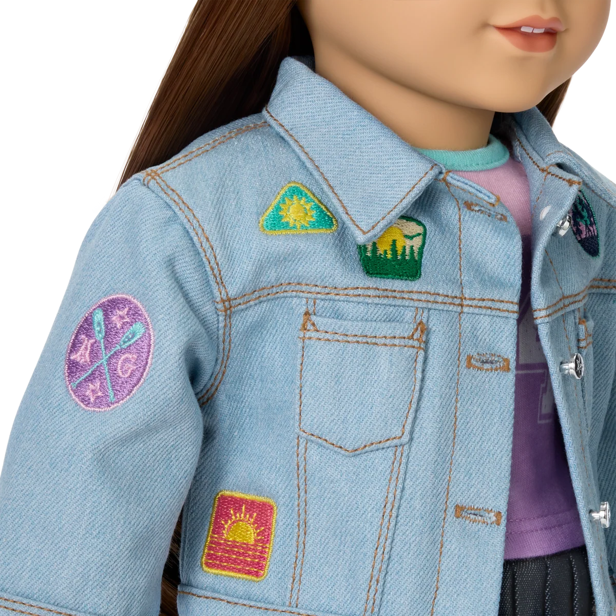 Daisy Davenport’s™ Jean Jacket & Accessories for 18-inch Dolls (Girl of the Year™ 2027)