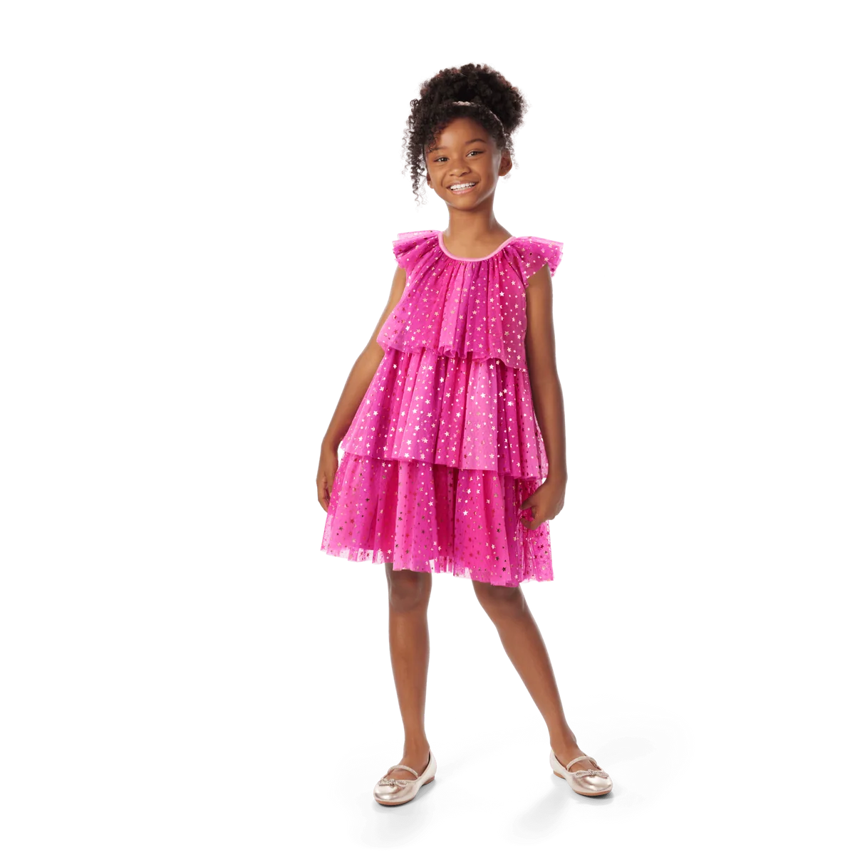 Pink Party-Ready Dresses for Girls & 18-inch Dolls