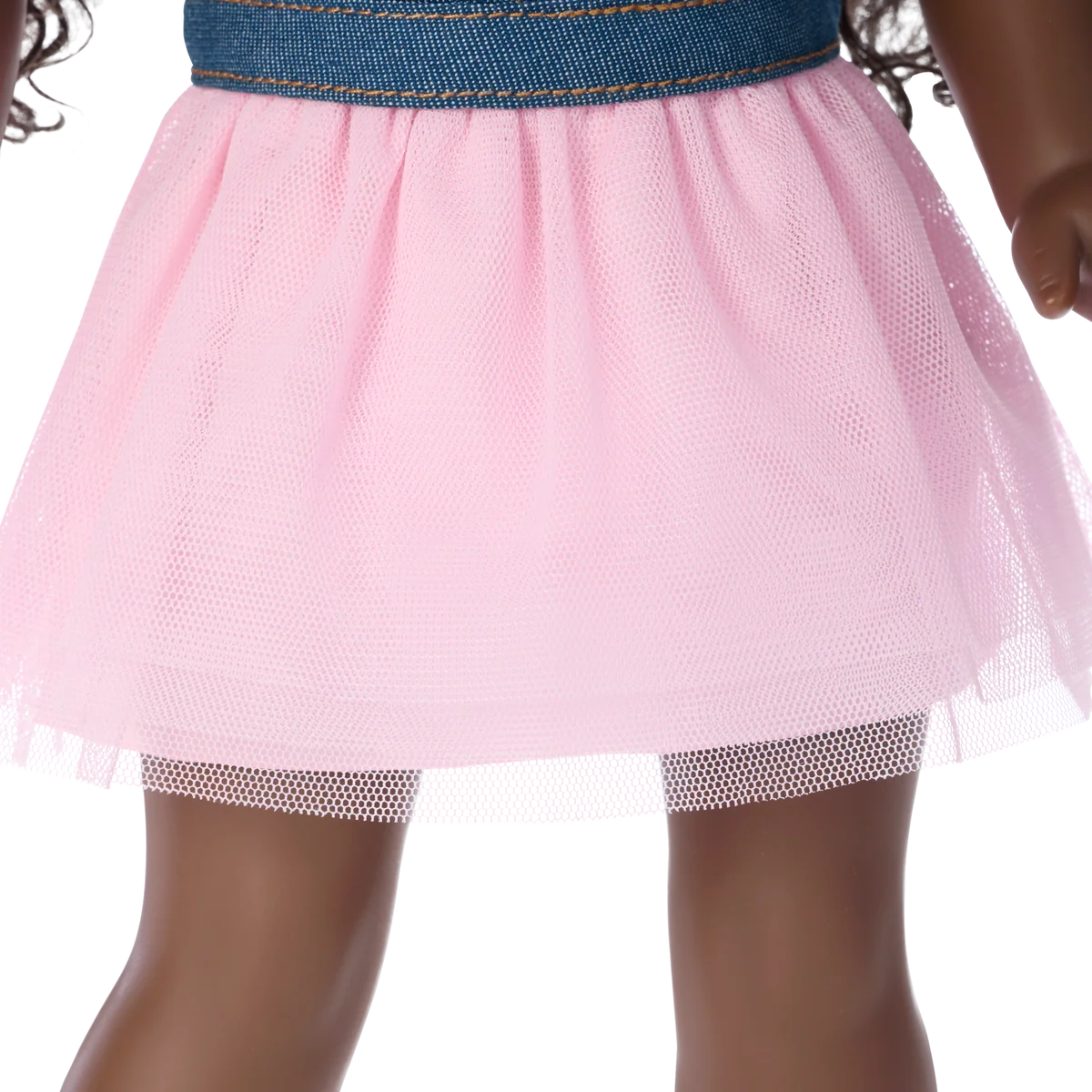 AG™ x Harlem’s Fashion Row Cherry Blossom Couture Buttoned-Up Bows Top & Skirt for 18-inch Dolls