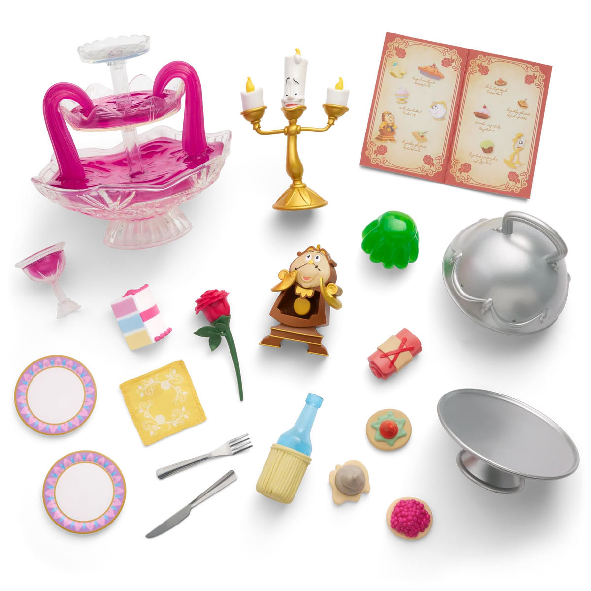 Disney Princess Belle Enchanted Castle Dining Set & Friends for 18-inch Dolls by American Girl®