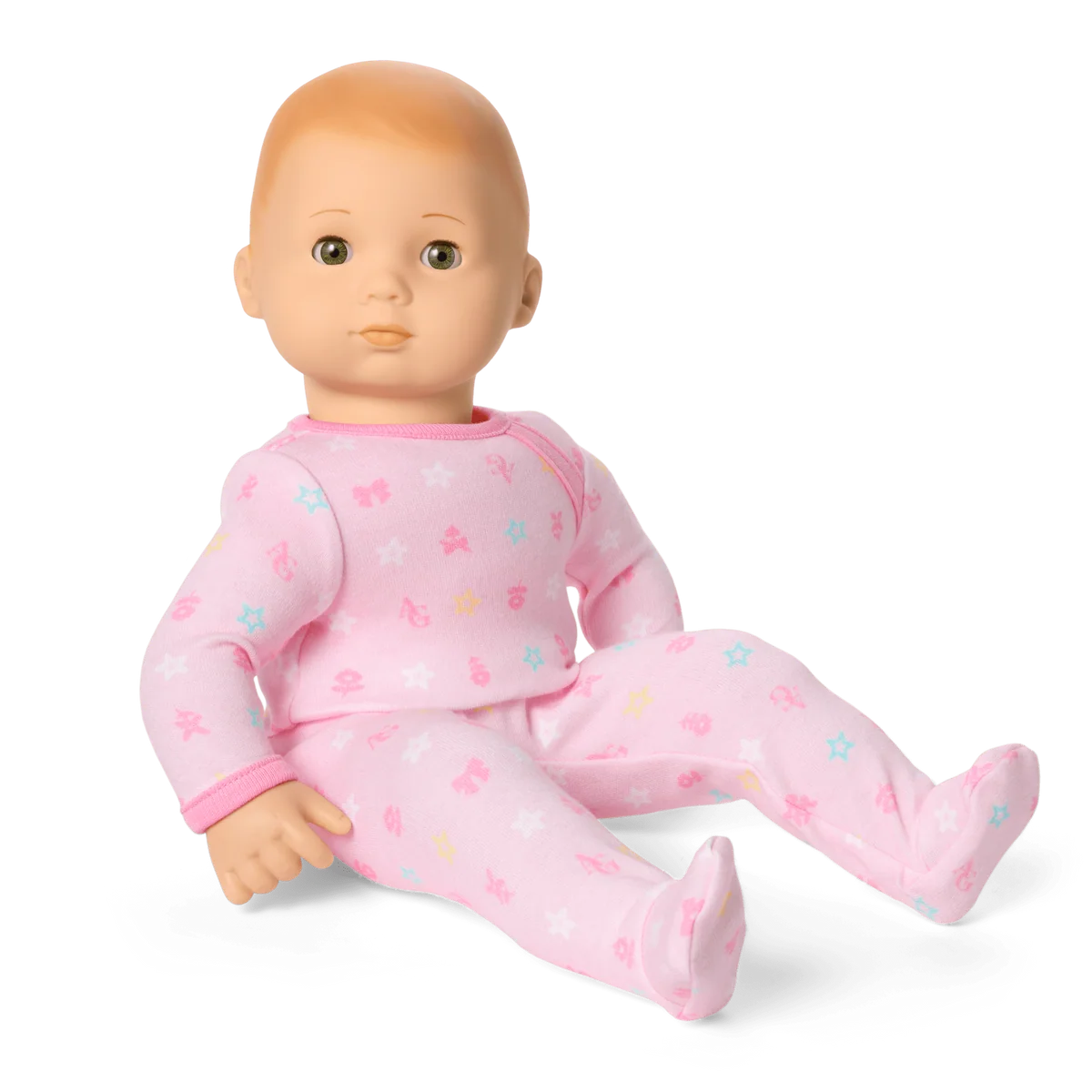 Bitty Baby® Doll #6 with red hair in Pastel Pink