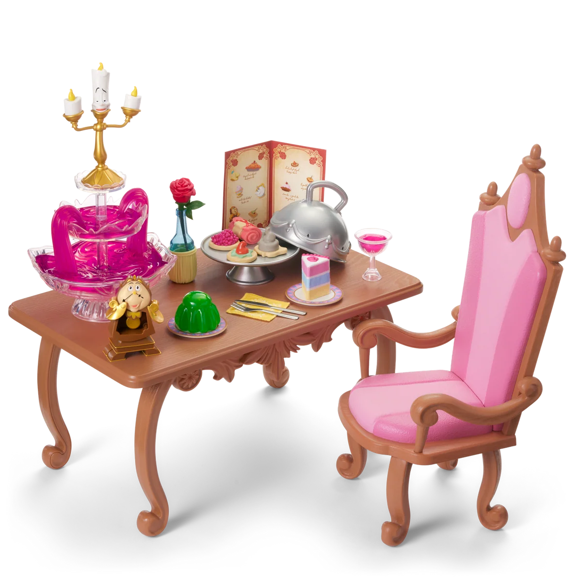Disney Princess Belle Enchanted Castle Dining Set & Friends for 18-inch Dolls by American Girl®