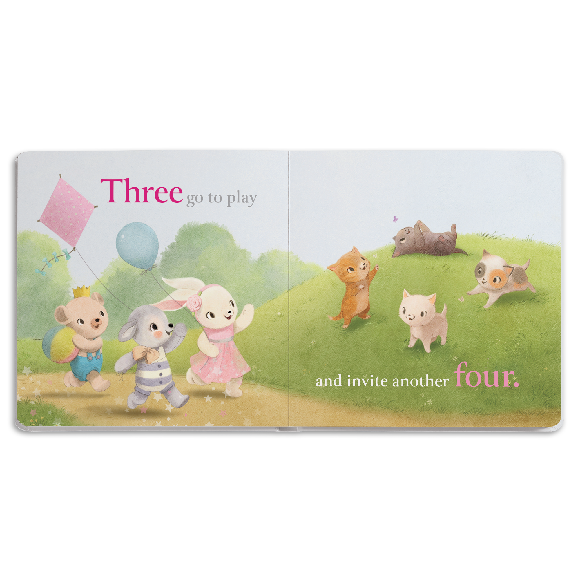 Bitty Baby® Doll #3 in Pastel Pink + Bunny Friend & Board Book