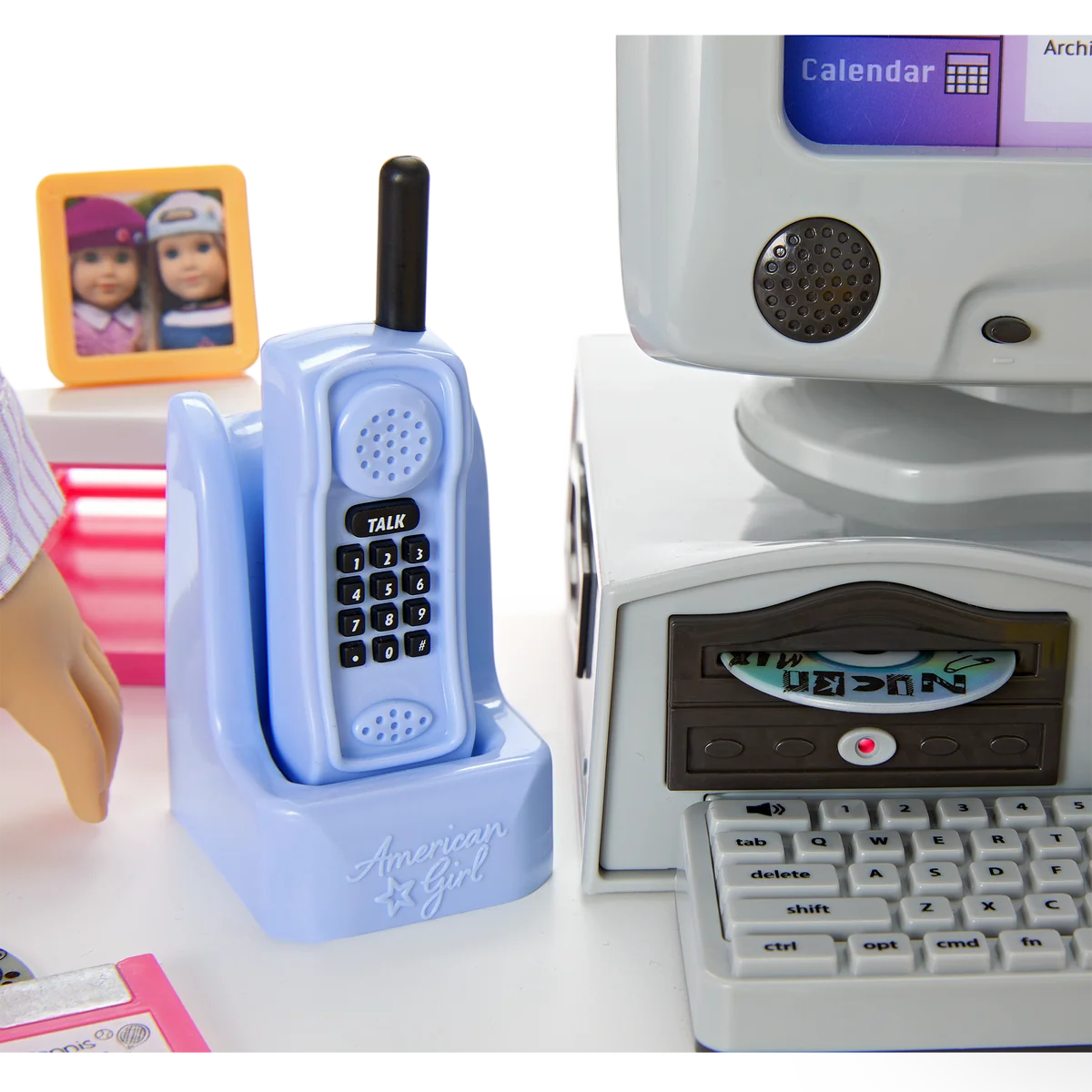 Isabel™ & Nicki’s™ Computer & Desk Set for 18-inch Dolls (Historical Characters)
